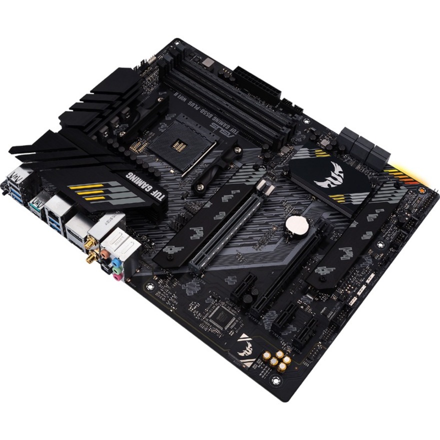 Asus TUF GAMING B550-PLUS WIFI II Gaming Desktop Motherboard - AMD B550 Chipset - Socket AM4 - ATX - Image 1