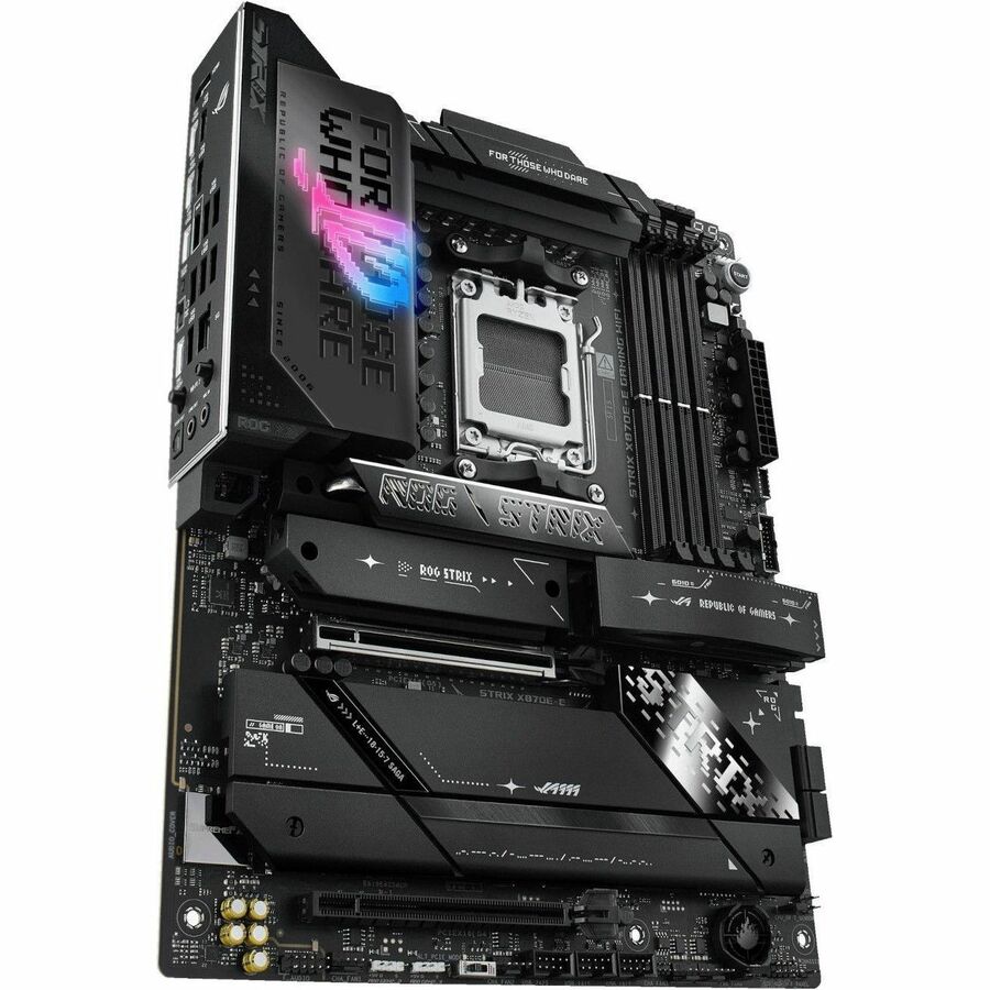 Asus ROG Strix X870E-E GAMING WIFI Gaming Desktop Motherboard - AMD X870E Chipset - Socket AM5 - ATX - Image 1