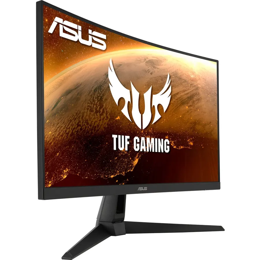 Asus VG27VH1B 27" Class Full HD Curved Screen Gaming LCD Monitor - 16:9 - Black - Image 1