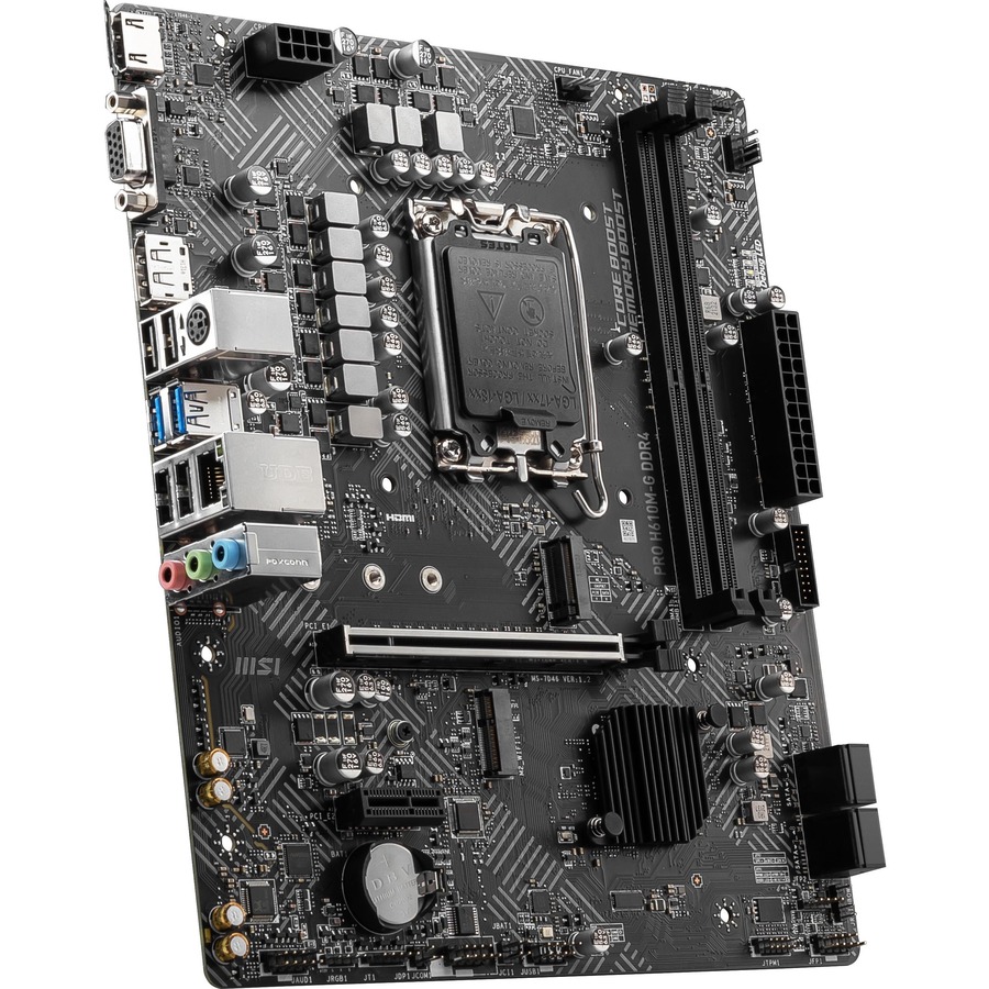 MSI H610M-G DDR4 Desktop Motherboard - Intel H610 Chipset - Socket LGA-1700 - Micro ATX - Image 4