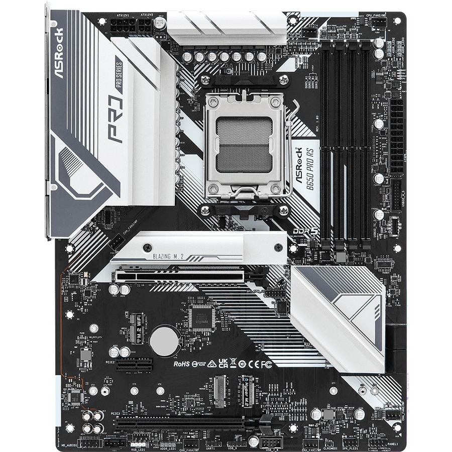 ASRock B650 PRO RS Gaming Desktop Motherboard - AMD B650 Chipset - Socket AM5 - ATX - Image 3