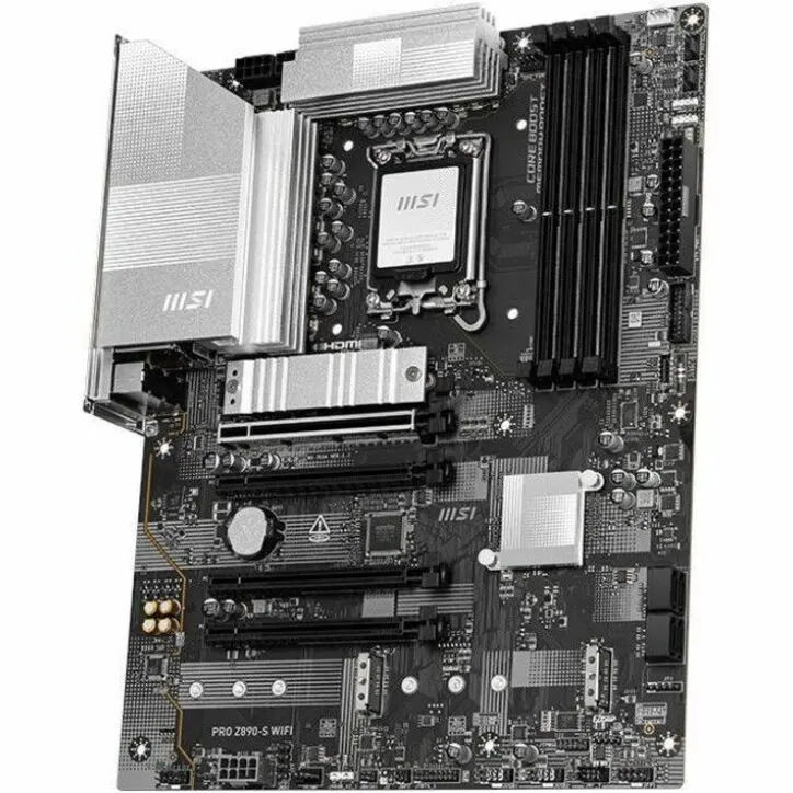 MSI PRO Z890-S WIFI ATX MOTHERBOARD LGA 1851 for Intel Core Ultra CPU - Image 2