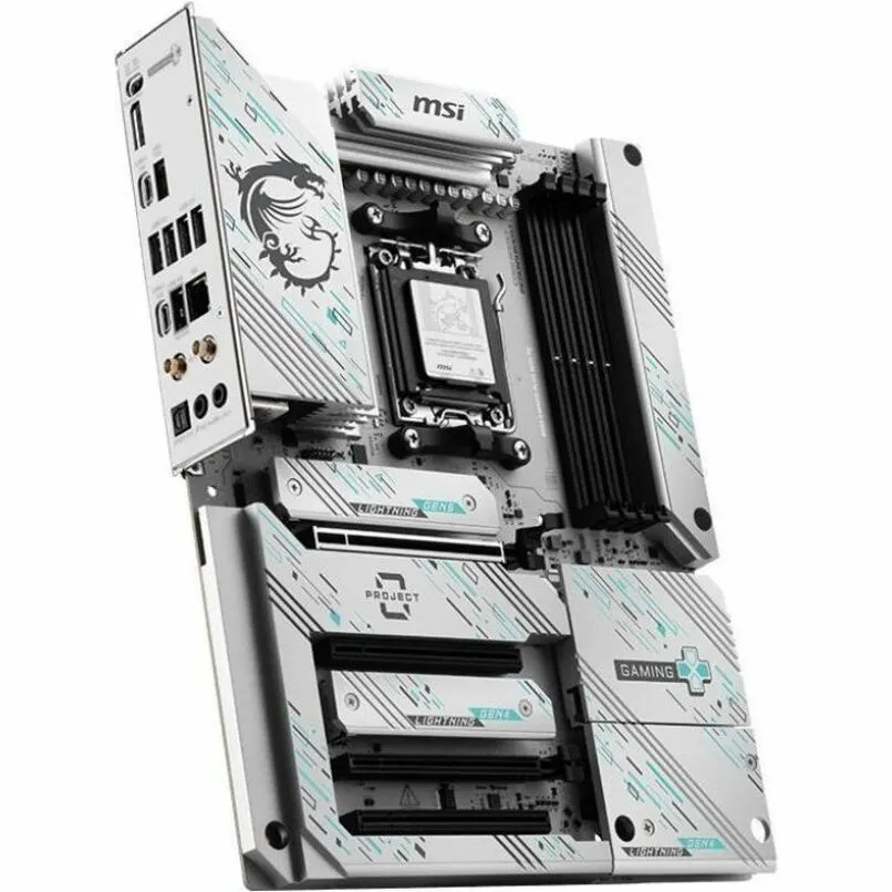 MSI B850 GAMING PLUS WIFI PZ Gaming Desktop Motherboard - AMD B850 Chipset - Socket AM5 - ATX - Image 2