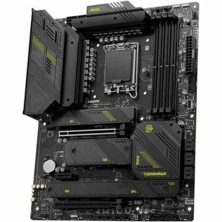 MSI MAG Z790 TOMAHAWK MAX WIFI Gaming Desktop Motherboard - Intel Z790 Chipset - Socket LGA-1700 - ATX - Image 1