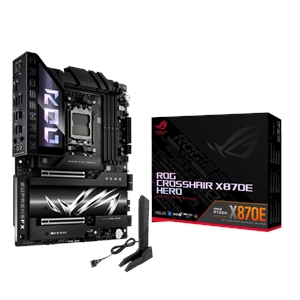 Asus ROG Crosshair X870E HERO Gaming Desktop Motherboard - AMD X870E Chipset - Socket AM5 - ATX