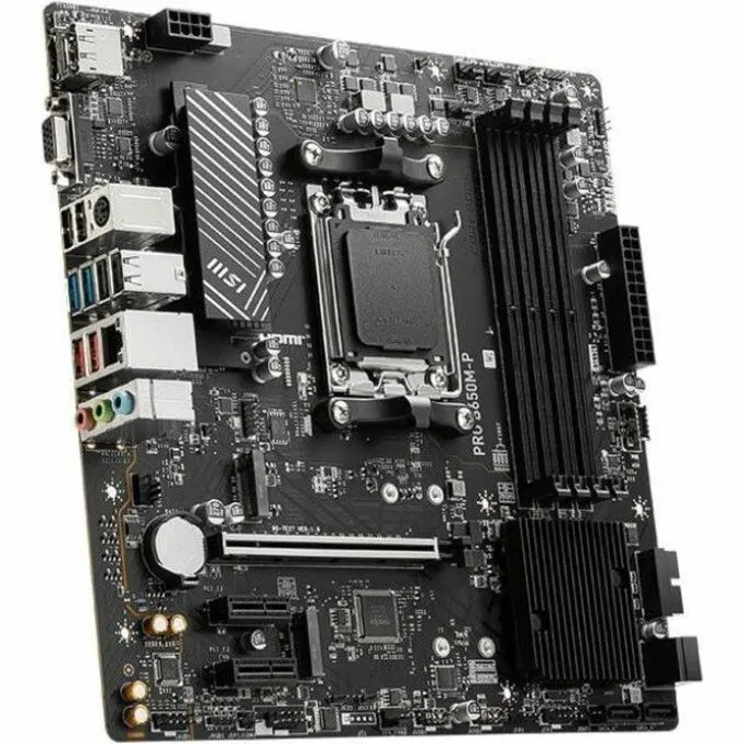 MSI B650M-P Gaming Desktop Motherboard - AMD B650 Chipset - Socket AM5 - Micro ATX - Image 1