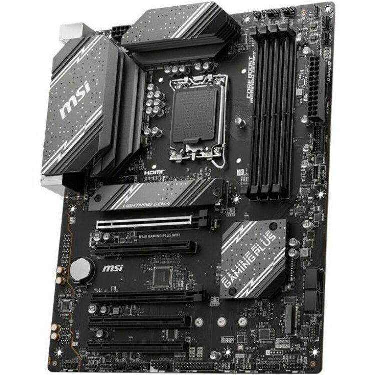 MSI B760 GAMING PLUS WIFI Gaming Desktop Motherboard - Intel B760 Chipset - Socket LGA-1700 - ATX - Image 3