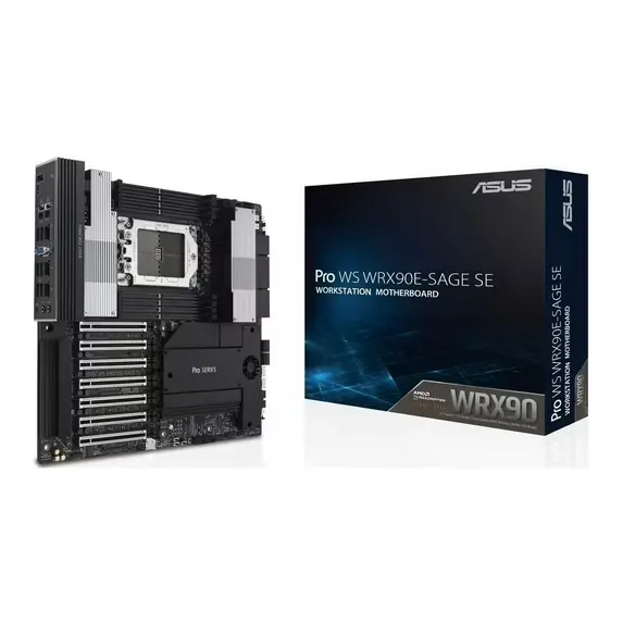Asus WS WRX90E-SAGE SE Workstation Motherboard - AMD WRX90 Chipset - Socket sTR5 - SSI EEB