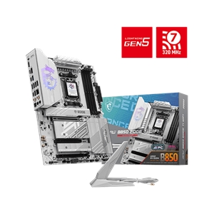 MSI MPG B850 EDGE TI WIFI Gaming Desktop Motherboard - AMD B850 Chipset - Socket AM5 - ATX