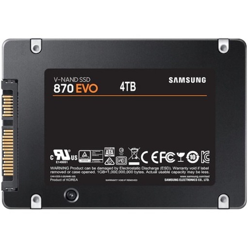 Samsung 870 EVO 4 TB Solid State Drive - 2.5" Internal - SATA (SATA/600) - Image 2