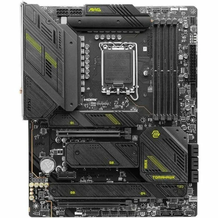 MSI MAG Z790 TOMAHAWK MAX WIFI Gaming Desktop Motherboard - Intel Z790 Chipset - Socket LGA-1700 - ATX - Image 2