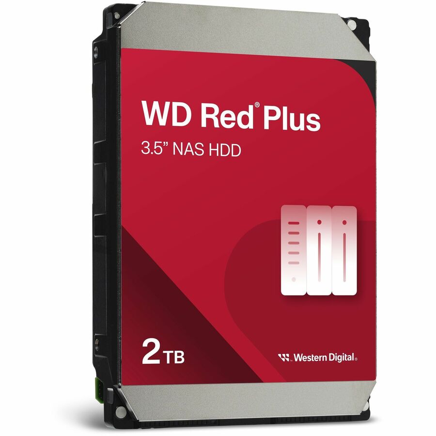 WD Red Plus WD20EFPX 2 TB Hard Drive - 3.5" Internal - SATA (SATA/600) - Image 2