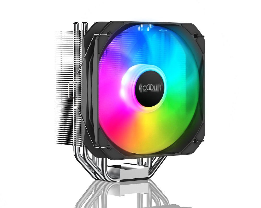 PCCOOLER PALADIN 400 ARGB CPU Air Cooler with PWM 130mm Fan - Image 1