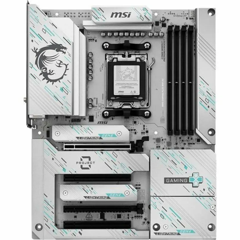 MSI B850 GAMING PLUS WIFI PZ Gaming Desktop Motherboard - AMD B850 Chipset - Socket AM5 - ATX - Image 1