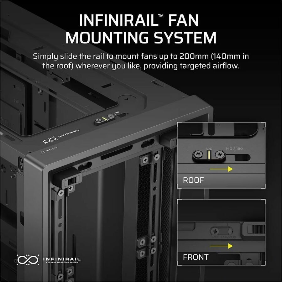 Corsair FRAME 4000D Modular Mid-Tower PC Case - Image 4