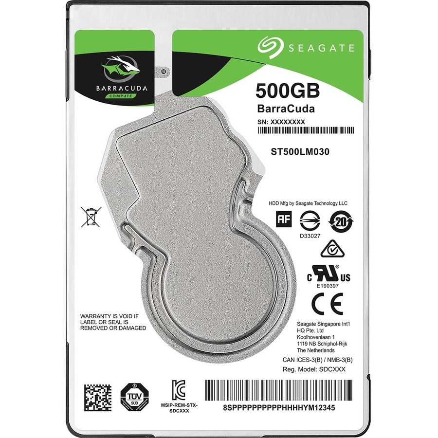 Seagate BarraCuda 500 GB Hard Drive - 2.5" Internal - SATA (SATA/600) - Image 1
