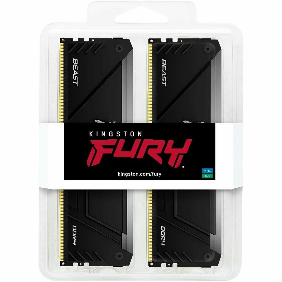 Kingston FURY Beast 64GB (2 x 32GB) DDR4 SDRAM Memory Kit- DDR4-3200MHz - Image 1