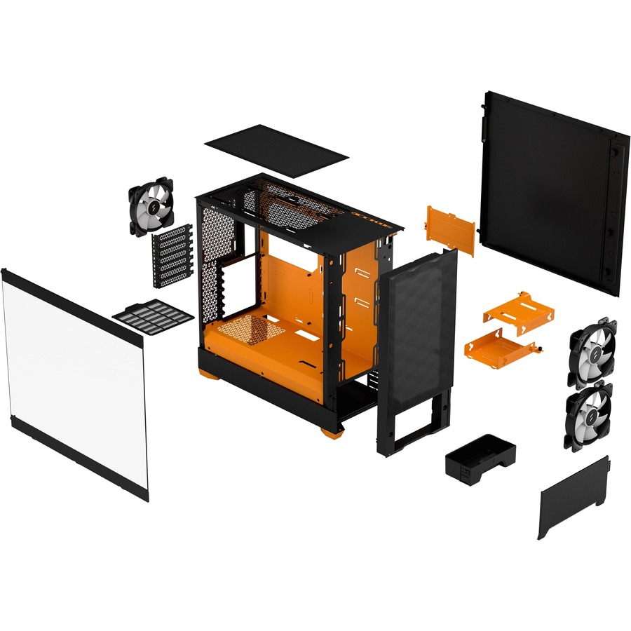 Fractal Design Pop Air RGB Orange Computer Case  - Image 7