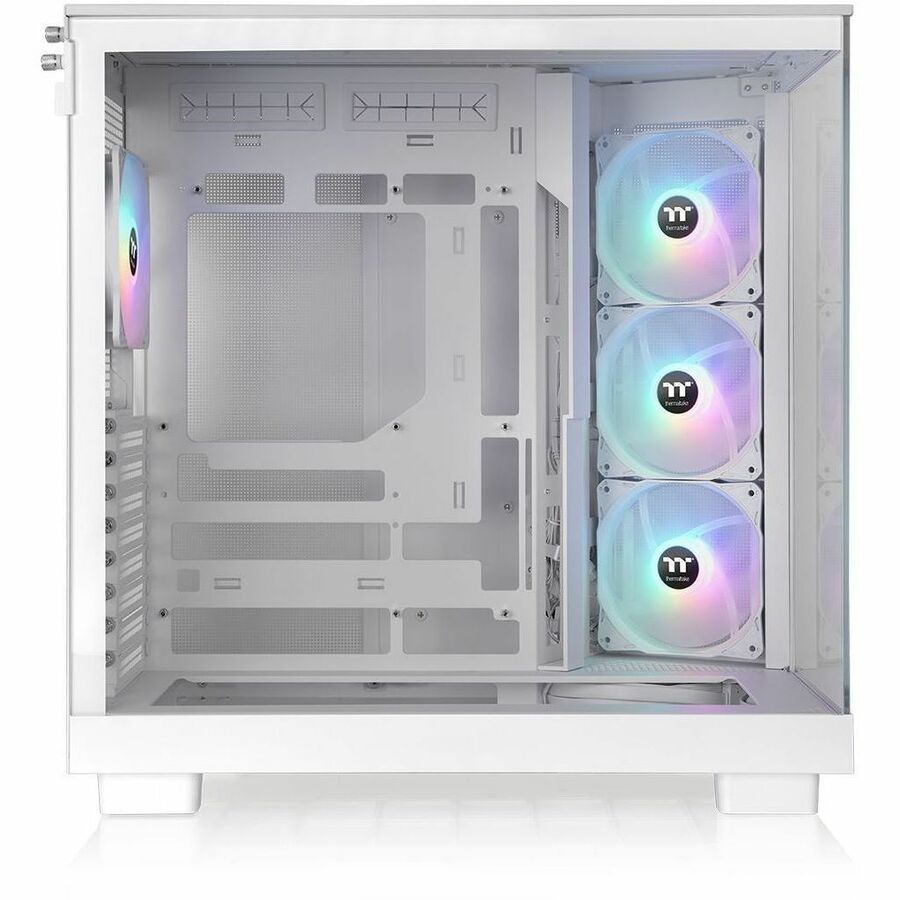 Thermaltake View 380 XL TG ARGB Snow Mid Tower Chassis - Image 4