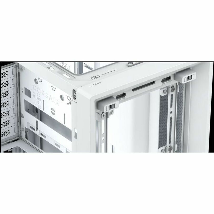 Corsair FRAME 4000D Modular Mid-Tower PC Case - White - Image 4