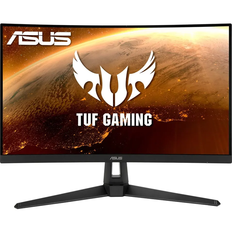 Asus VG27VH1B 27" Class Full HD Curved Screen Gaming LCD Monitor - 16:9 - Black