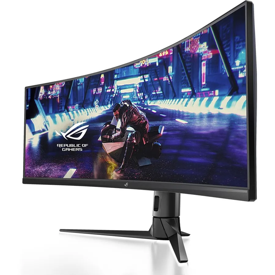 Asus ROG Strix XG49VQ 49" Class Double Full HD (DFHD) Curved Screen Gaming LCD Monitor - 32:9 - Black - Image 2