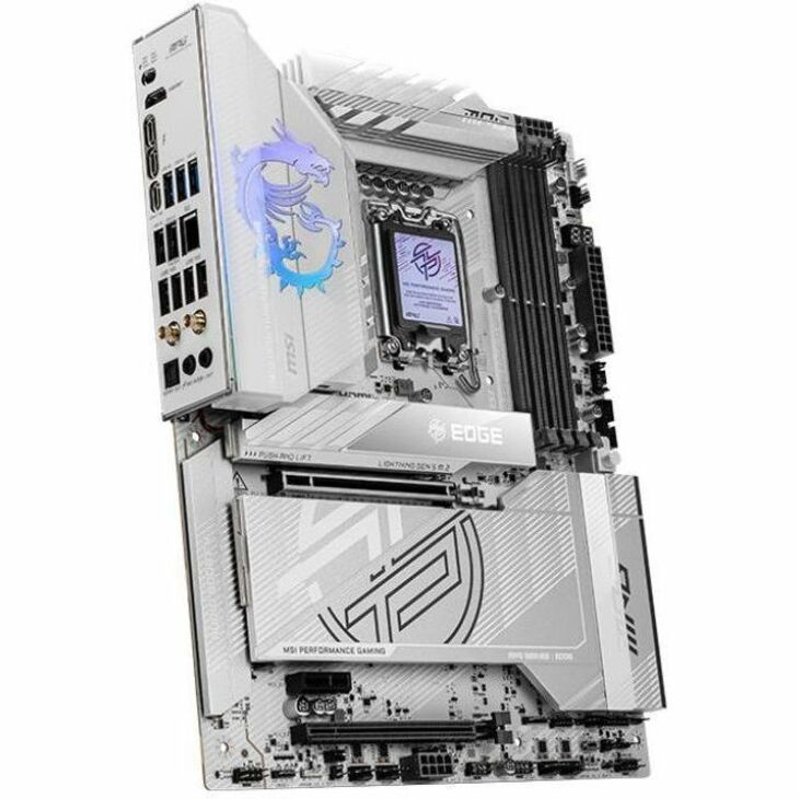 MSI MPG X870E EDGE TI WIFI Gaming Desktop Motherboard - AMD X870E Chipset - Socket AM5 - ATX - Image 1