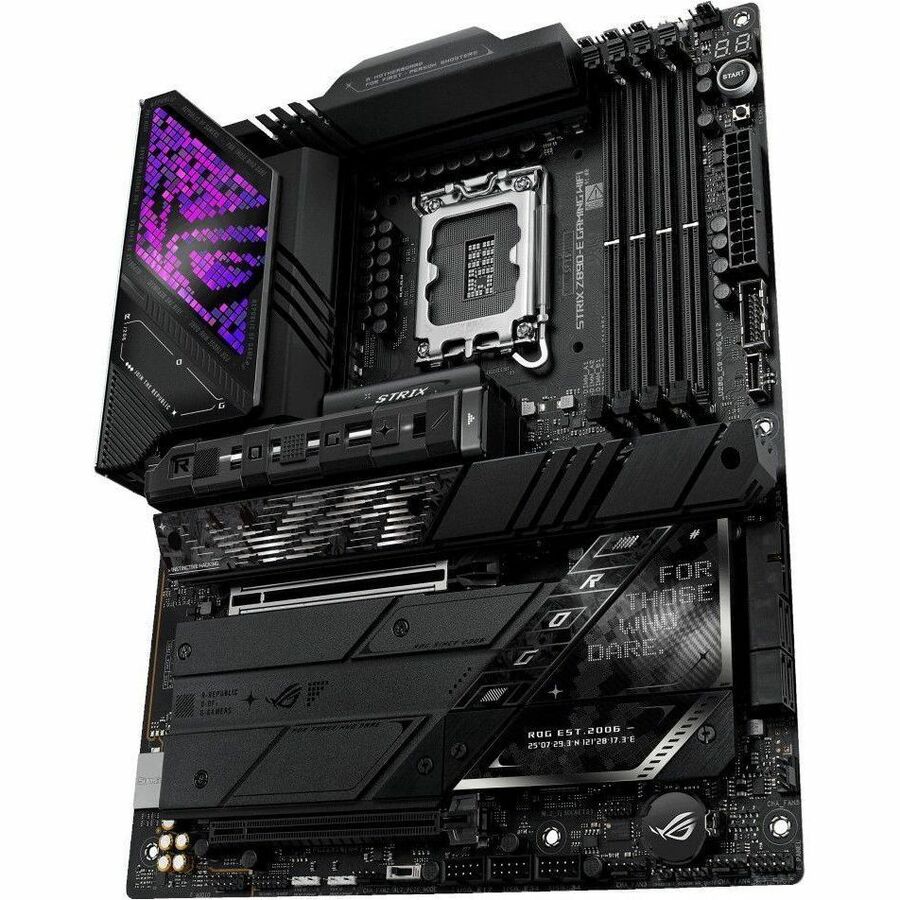 Asus ROG STRIX Z890-E GAMING WIFI Gaming Desktop Motherboard - Intel Z890 Chipset - Socket LGA-1851 - ATX - Image 3