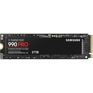 Samsung 990 EVO 2 TB Solid State Drive - M.2 2280 Internal - PCI Express NVMe (PCI Express NVMe 4.0 x4) - Black