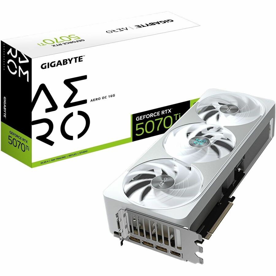 Gigabyte NVIDIA GeForce RTX 5070 Ti Graphic Card - 16 GB GDDR7 (WHITE)