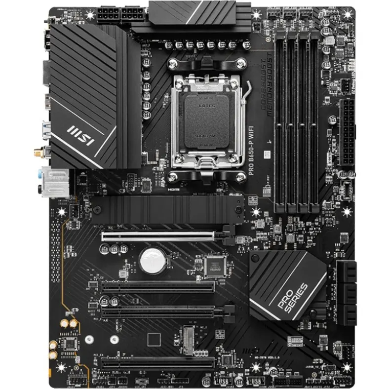 MSI B650-P WIFI Desktop Motherboard - AMD B650 Chipset - Socket AM5 - ATX - Image 1