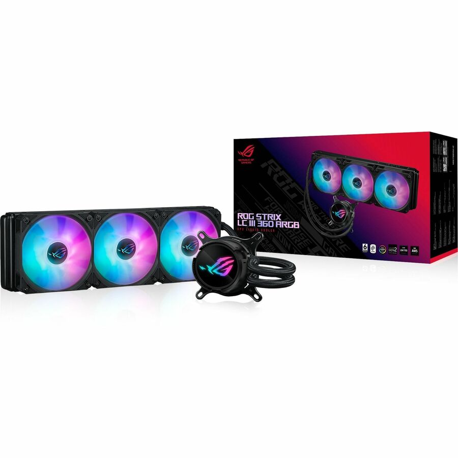 Asus ROG Strix LC III 360 ARGB Cooling Fan/Radiator/Water Block/Pump - Image 2