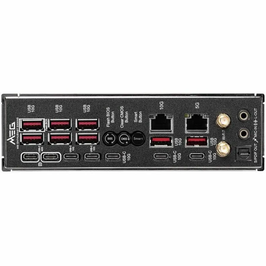 MSI MEG X870E GODLIKE Gaming Desktop Motherboard - AMD X870E Chipset - Socket AM5 - Extended ATX - Image 3