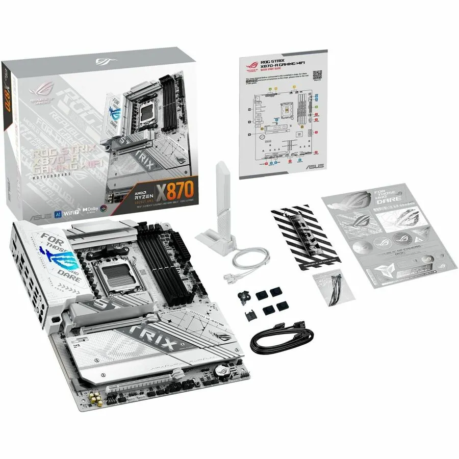 Asus ROG Strix X870-A GAMING WIFI Gaming Desktop Motherboard - AMD X870 Chipset - Socket AM5 - ATX - Image 10