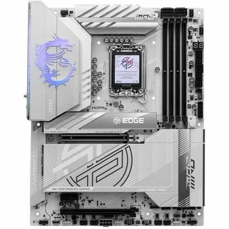 MSI MPG Z890 EDGE TI WIFI Gaming Desktop Motherboard - Intel Z890 Chipset - Socket LGA-1851 - ATX - Image 1