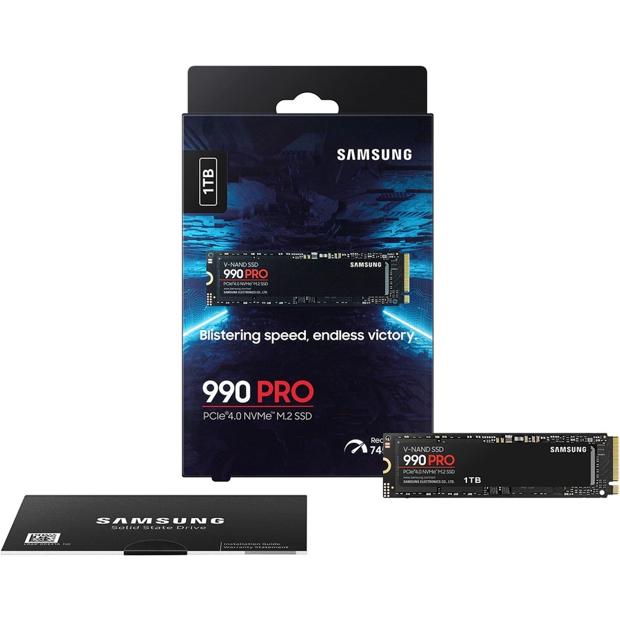 Samsung 990 PRO 1 TB SSD - M.2 2280 Internal - PCI Express NVMe (PCI Express NVMe 4.0 x4) - Image 1