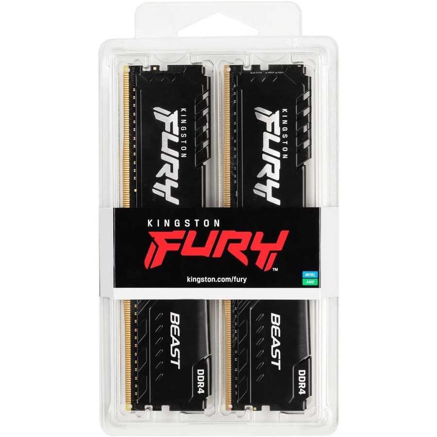 Kingston FURY Beast 16GB (2 x 8GB) DDR4 SDRAM Memory Kit - 3200 MHz - Image 3