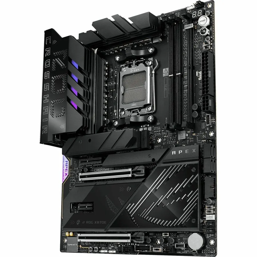 Asus ROG Crosshair X870E Apex Gaming Desktop Motherboard - AMD X870E Chipset - Socket AM5 - ATX - Image 3