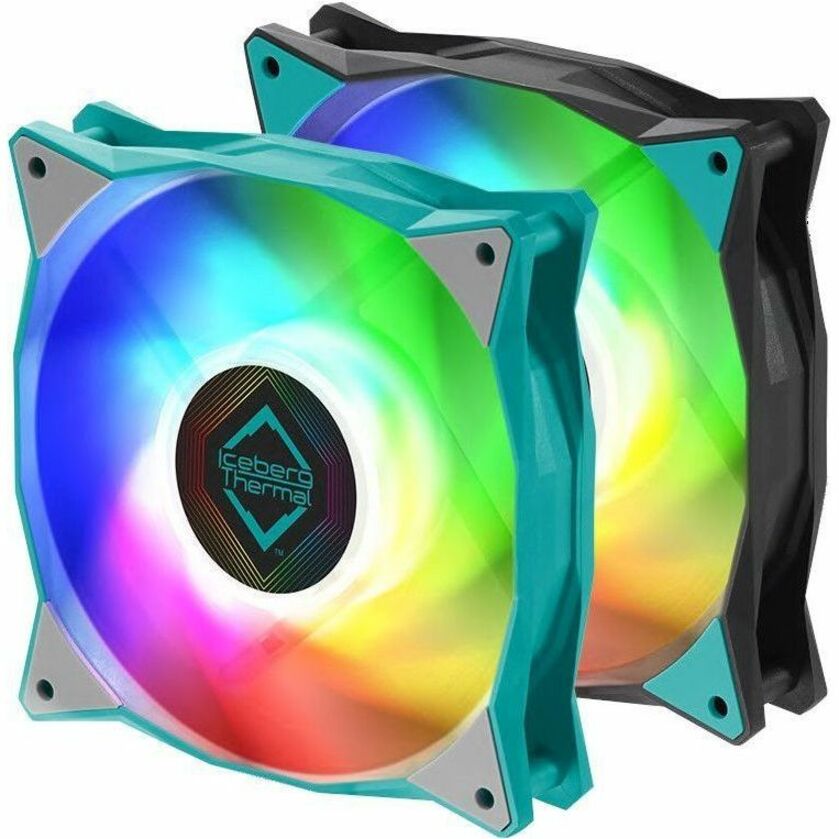 Iceberg IceGALE ARGB Cooling Fan Black - 1 Pack - Image 1
