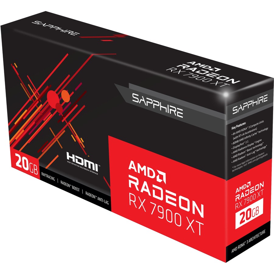Sapphire AMD Radeon RX 7900 XT 20GB Graphic Card - Image 1