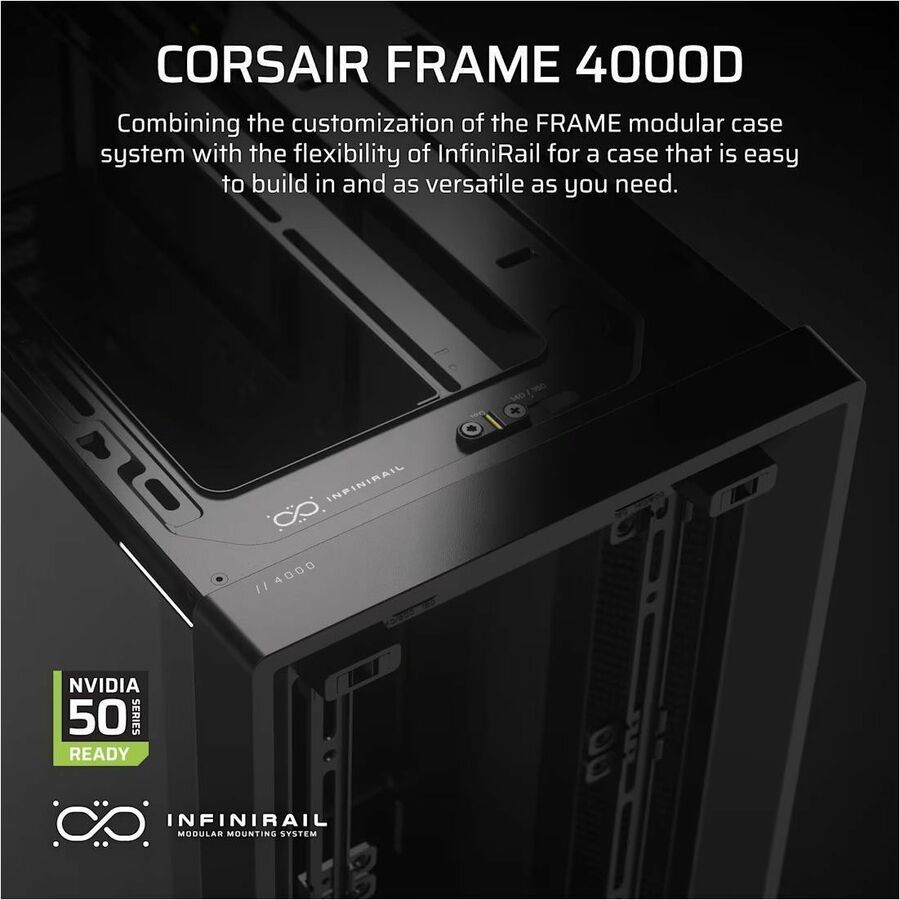 Corsair FRAME 4000D Modular Mid-Tower PC Case - Image 3