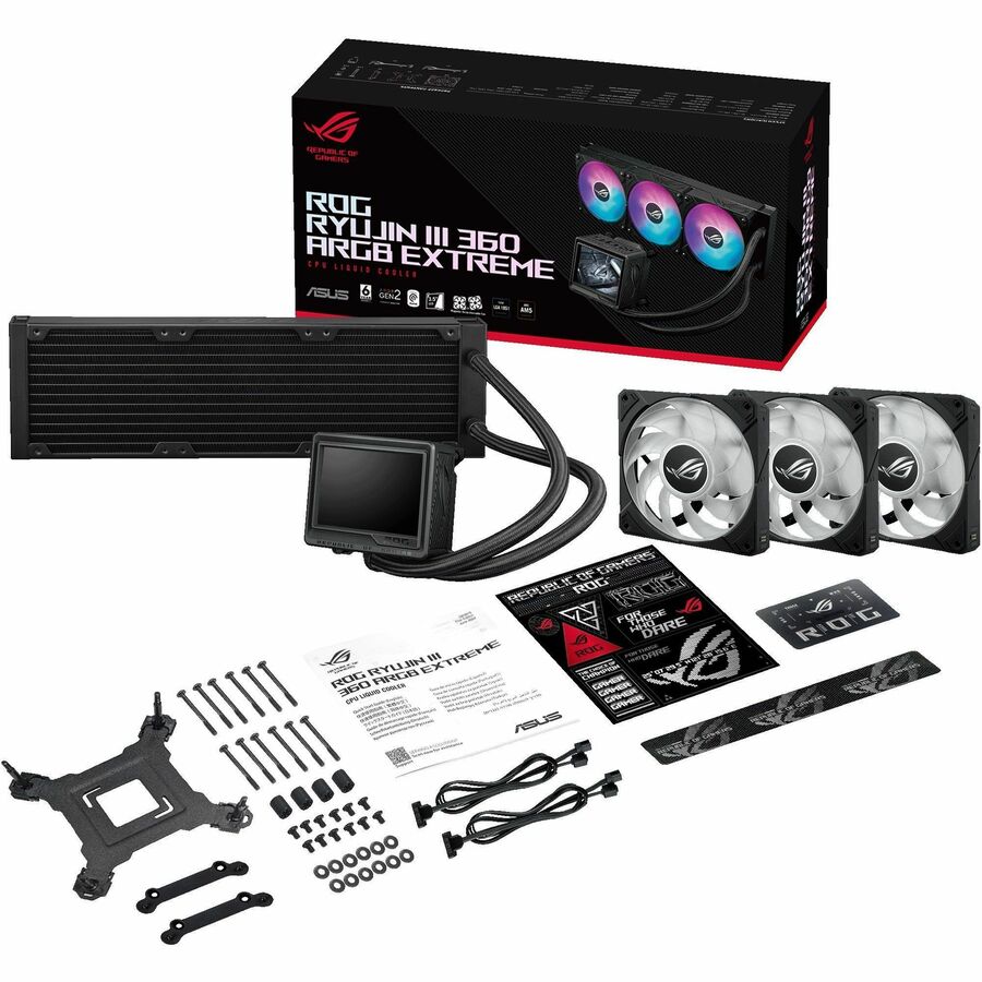 Asus ROG Ryujin III 360 ARGB Extreme Cooling Fan/Radiator/Water Block - Image 7