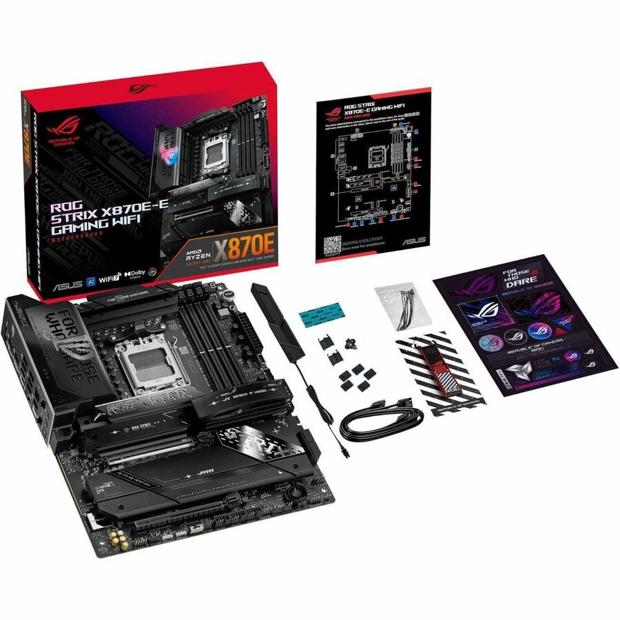 Asus ROG Strix X870E-E GAMING WIFI Gaming Desktop Motherboard - AMD X870E Chipset - Socket AM5 - ATX - Image 7