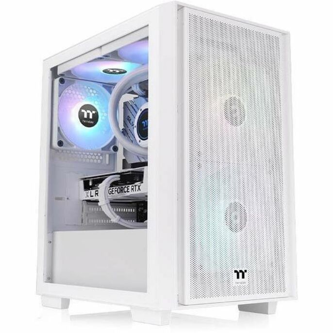 Thermaltake Versa H16 TG ARGB Snow Micro Tower Chassis - Image 4
