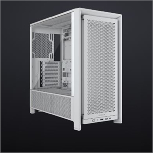 Corsair FRAME 4000D Modular Mid-Tower PC Case - White
