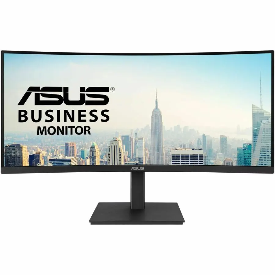 Asus VA34VCPSR 34" Class UW-QHD Curved Screen LED Monitor - 21:9 - Black