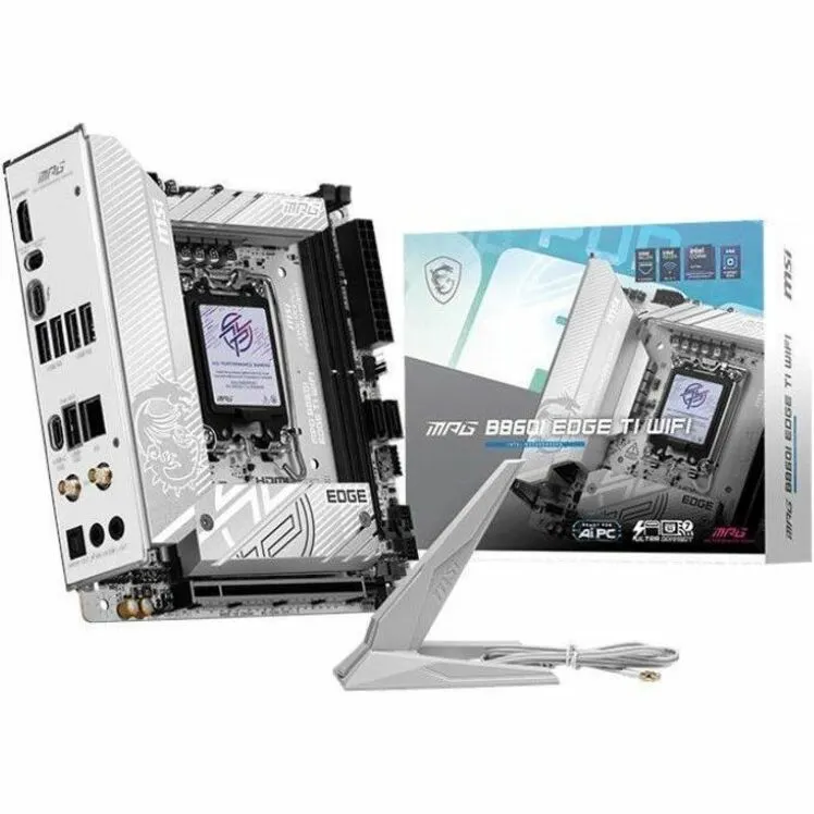 MSI MPG MPG B860I EDGE TI WIFI Gaming Motherboard - Intel B860 Chipset - Socket LGA-1851 - Mini ITX