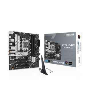 Asus Prime PRIME B760M-A AX Desktop Motherboard - Intel B760 Chipset - Socket LGA-1700 - Micro ATX
