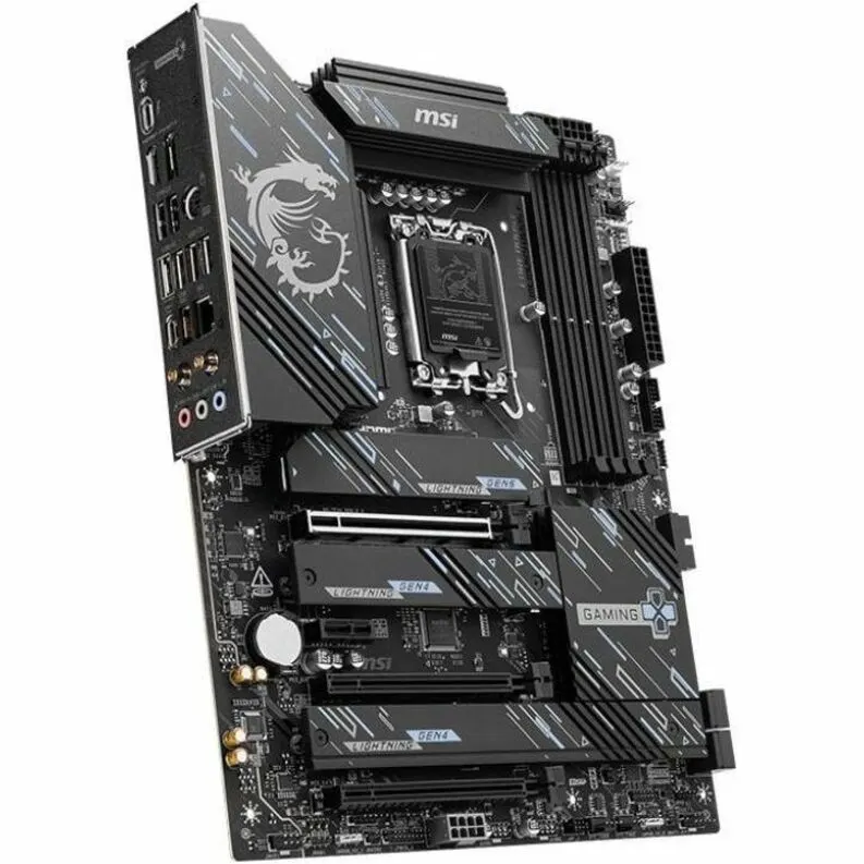 MSI Z890 GAMING PLUS WIFI ATX MOTHERBOARD LGA 1851 for Intel Core Ultra CPU - Image 2