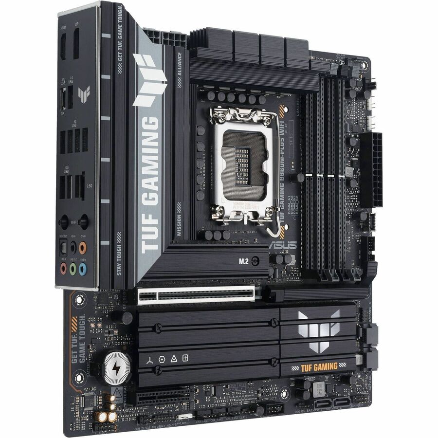 TUF GAMING B860M-PLUS WIFI Gaming Desktop Motherboard - Intel B860 Chipset - Socket LGA-1851 - Micro ATX - Image 3